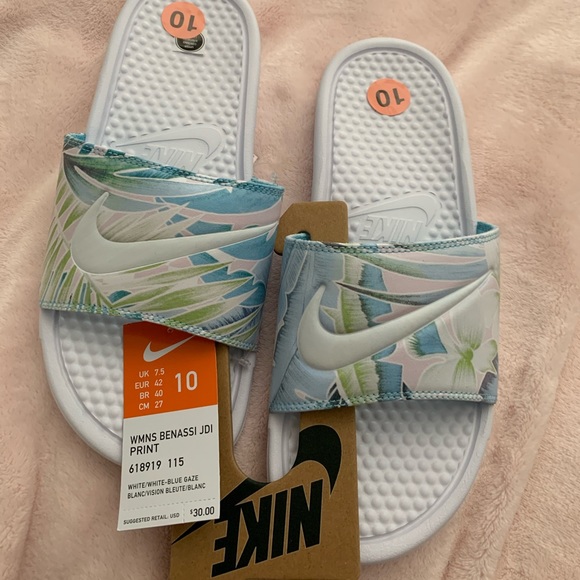 nike benassi jdi blue